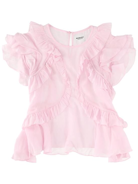 26SS 이자벨마랑에뚜왈 블라우스 HT0828FA B3J04E40LK PINK