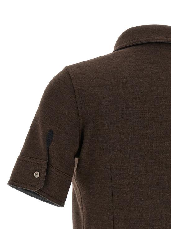 25FW 구찌 울 코튼 저지 셔츠 836442Z7AXV2063 MULTICOLOR - GUCCI