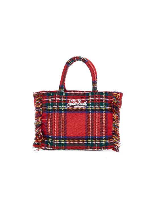 25FW [키즈] 세인트바쓰 가방 COL0029 00280I TARTAN EMBROIDERED - MC2 SAINT BARTH