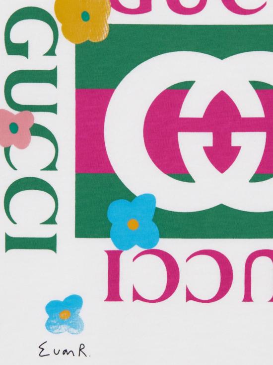 25FW [키즈] 구찌 티셔츠 835229 XJHFJ 9214 NEW WHITE - GUCCI