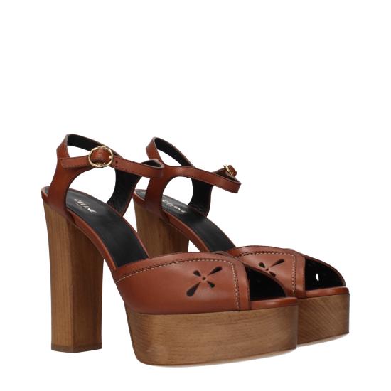 25SS 셀린느 힐/펌프스 342603411CMARRONE - CELINE