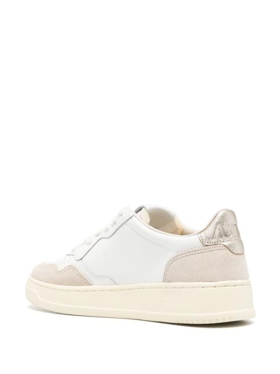 26SS 오트리 메달리스트 로우 레더 스니커즈 AULWLS75 Beige - AUTRY