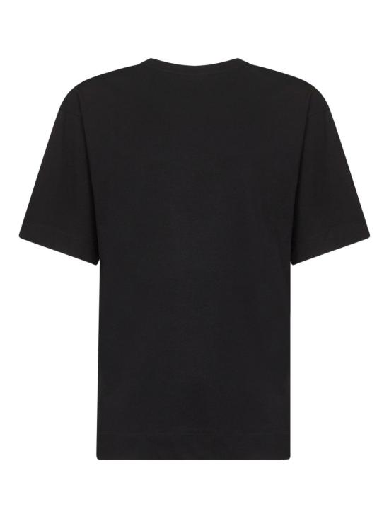 25FW 드리스 반 노튼 반팔 티셔츠 252 021111 2603 900 Black - DRIES VAN NOTEN