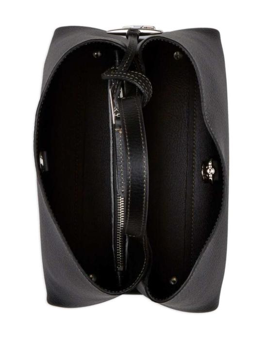 25FW 토즈 마이크로 토트백 XBWAPAEL000QRIB999 Black - TODS