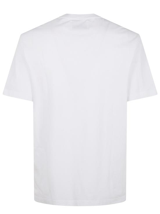 26SS 골든구스 반팔 티셔츠 GMP01220 P000593 10364 098 10364 OPTIC WHITE BLACK - GOLDEN GOOSE