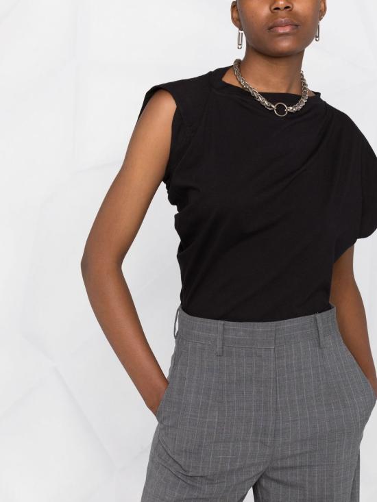 25FW 비비안웨스트우드 민소매 티셔츠 1504000AJ001M N401 BLACK - VIVIENNE WESTWOOD