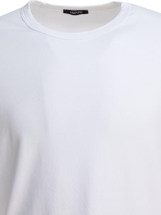 26SS 톰포드 코튼 크루넥 언더웨어 티셔츠 T4M081040100 White - TOMFORD
