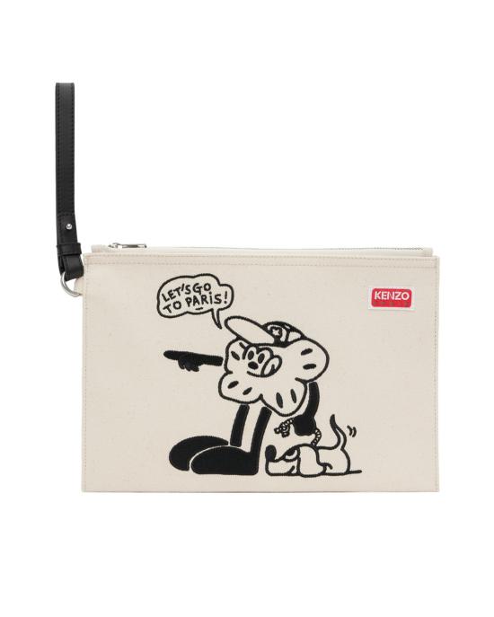  겐조 숄더백 FD55PM902F35 03 BIANCO