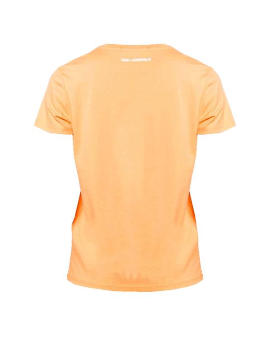 칼라거펠트 반팔 티셔츠 230W1700 138 Mock Orange ARANCIONE - KARL LAGERFELD