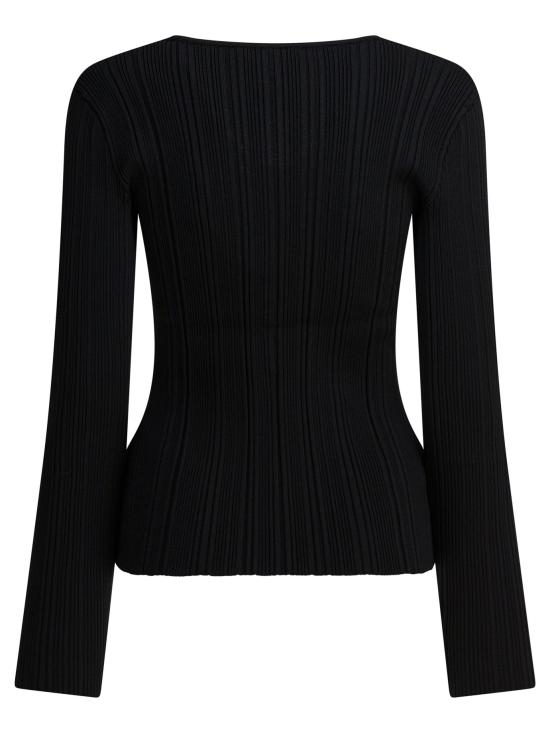 25FW 셀프 포트레이트 탑 AW25 042T BBLACK Black - SELF PORTRAIT