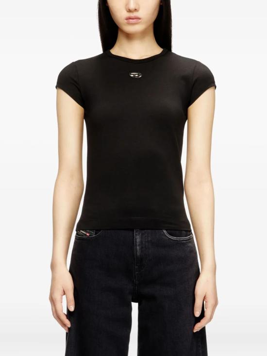 26SS 디젤 반팔 티셔츠 A19912 0AFAA 9XX DEEP BLACK - DIESEL