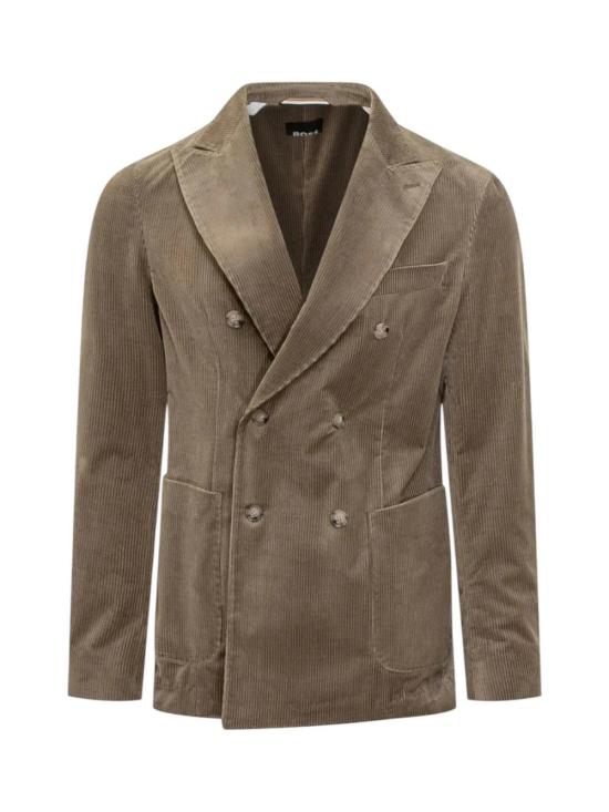 25FW 보스 수트 자켓 50551597 10243907 01 245 Open brown