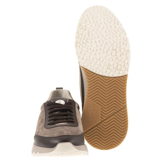 25FW 브루넬로 쿠치넬리 스니커즈 MZUSGGO278 LIGHT BROWN - BRUNELLO CUCINELLI