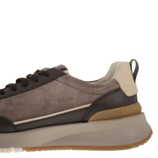 25FW 브루넬로 쿠치넬리 스니커즈 MZUSGGO278 LIGHT BROWN - BRUNELLO CUCINELLI