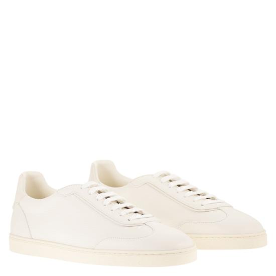 25FW 브루넬로 쿠치넬리 스니커즈 MZUKGOJ336 CHALK - BRUNELLO CUCINELLI