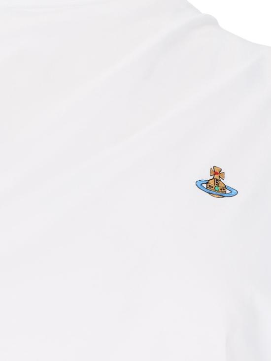 26SS 비비안웨스트우드 긴팔 티셔츠 1504000A J001M A401 White - VIVIENNE WESTWOOD