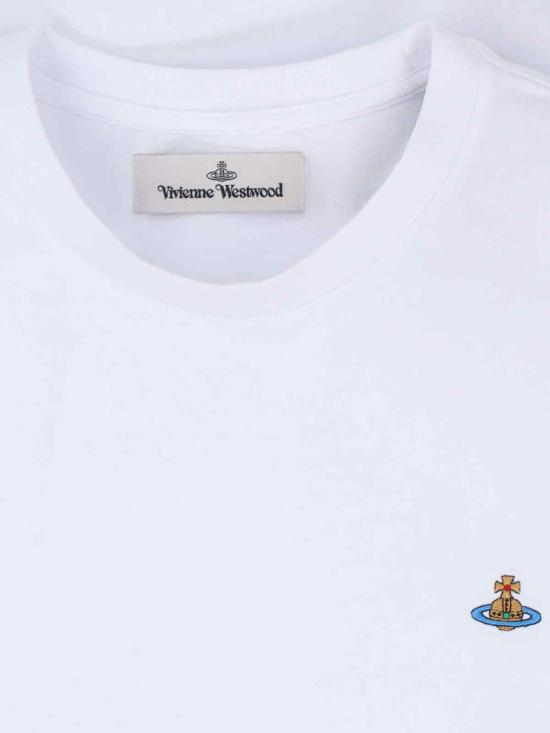 26SS 비비안웨스트우드 반팔 티셔츠 3G010013 J001M A401 White - VIVIENNE WESTWOOD
