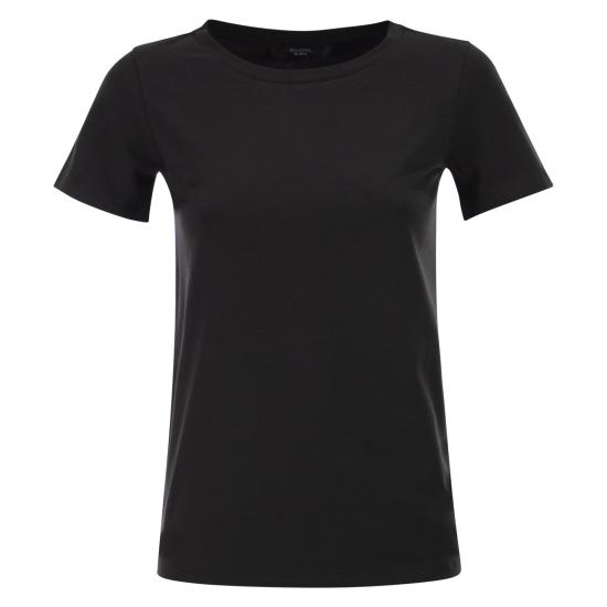 26SS 위켄드막스마라 폴로 티셔츠 2615971021600 BLACK