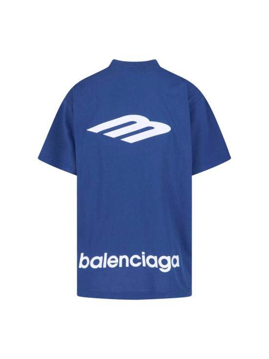 26SS 발렌시아가 반팔 티셔츠 850345 TTVK5 7740 Blue - BALENCIAGA