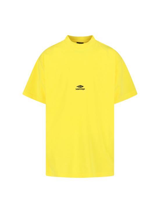 26SS 발렌시아가 반팔 티셔츠 850345 TTVK5 7440 Yellow