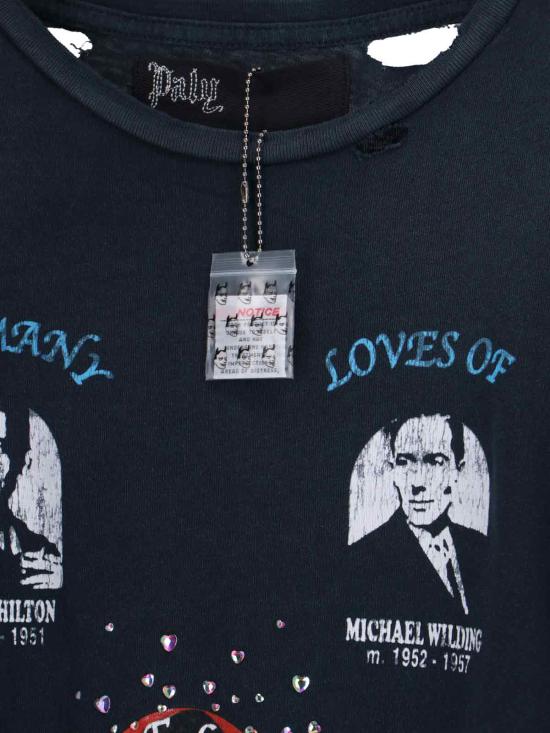 25FW 팔리 할리우드 반팔 티셔츠 2U003Q3009 VBK Black - PALY HOLLYWOOD