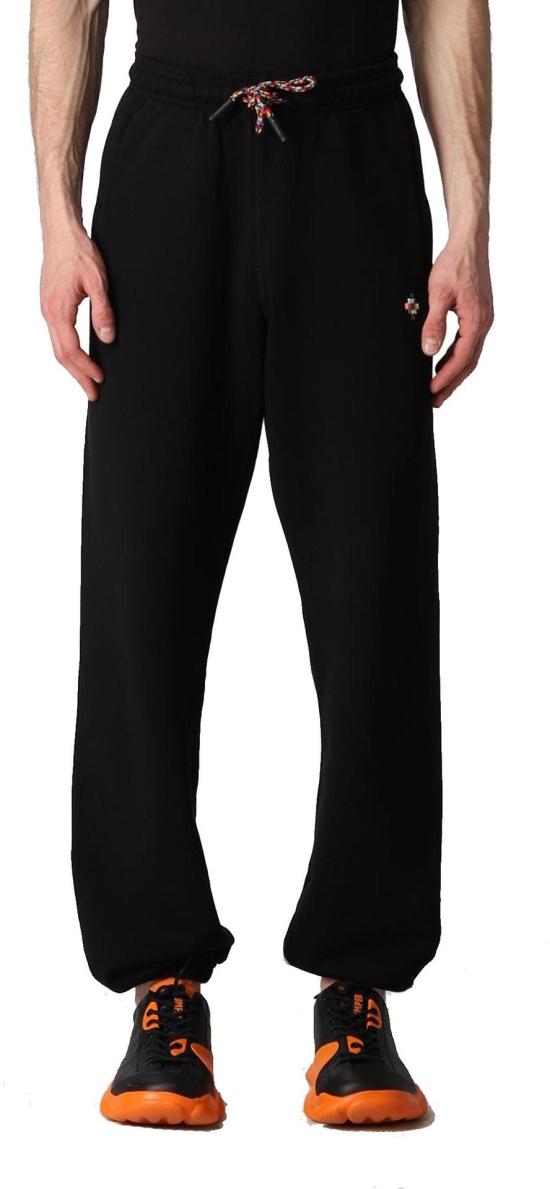  마르셀로 불론 트레이닝/조거 팬츠 CMCH024S22FLE0031001 BLACK - MARCELO BURLON