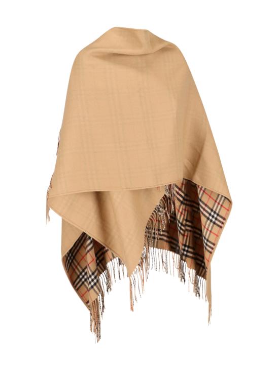 26SS 버버리 체크 울 리버시블 케이프 8071673 A7026 - BURBERRY