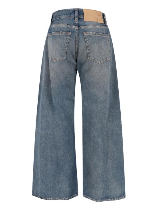 26SS MM6 메종마르지엘라 디스트레스드 와이드 데님 팬츠 S52LA0238 M30017 994 Blue - MM6 MAISON MARGIELA