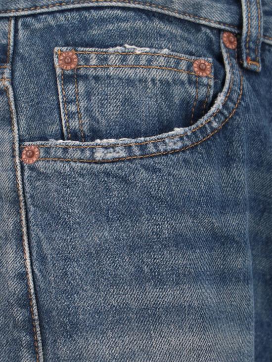 26SS MM6 메종마르지엘라 디스트레스드 와이드 데님 팬츠 S52LA0238 M30017 994 Blue - MM6 MAISON MARGIELA