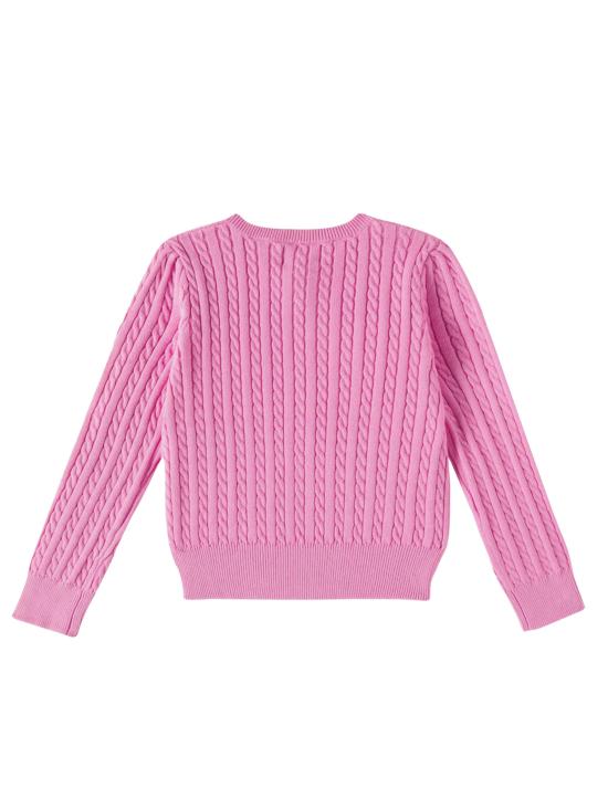 25SS [키즈] 폴로 랄프로렌 가디건 313 543047 077 077 LAGUNA PINK TILLER GREEN - POLO RALPH LAUREN