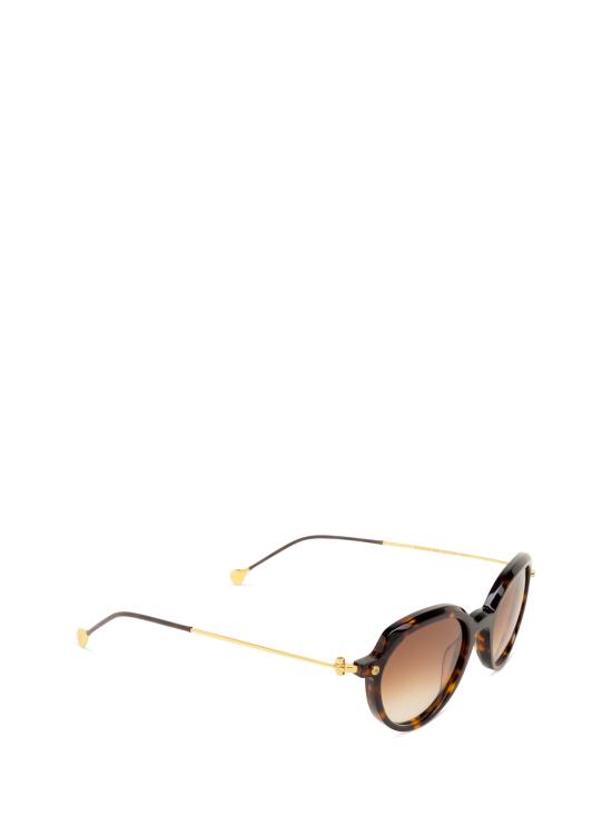 26FW 요지 야마모토 선글라스 SLOOK005 M002 CLEAR CRYSTAL JAPAN GOLD - YOHJI YAMAMOTO