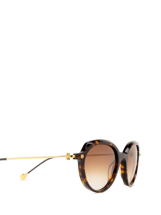 26FW 요지 야마모토 선글라스 SLOOK005 M002 CLEAR CRYSTAL JAPAN GOLD - YOHJI YAMAMOTO