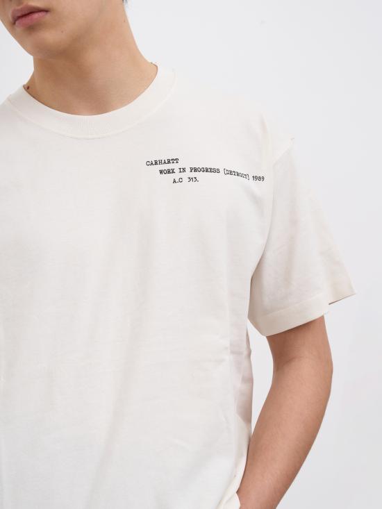26SS 칼하트 WIP 반팔 티셔츠 NI036006D6XX White - CARHARTT WIP