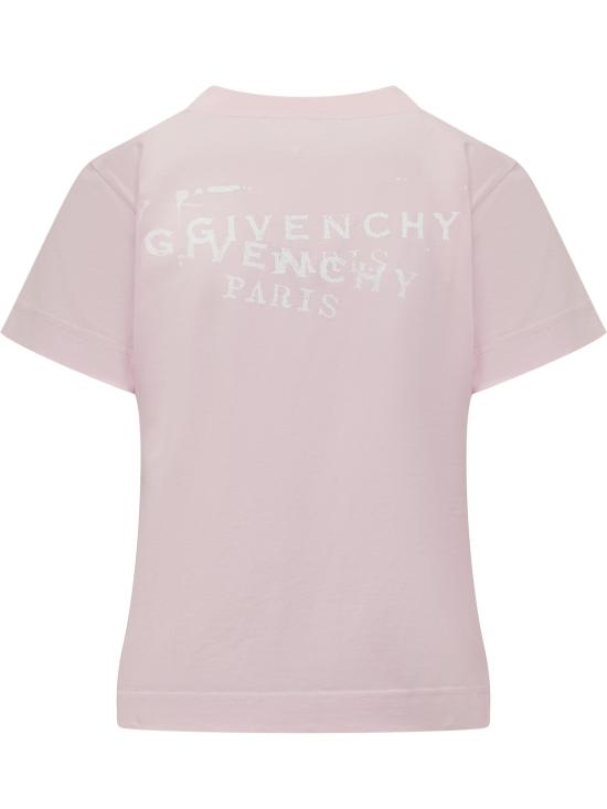 26SS 지방시 반팔 티셔츠 BW70FJP7A7 681 LIGHT PINK - GIVENCHY
