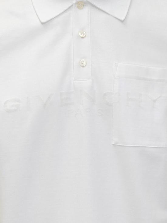 26SS 지방시 폴로 티셔츠 BML00G3YSF 100 WHITE - GIVENCHY