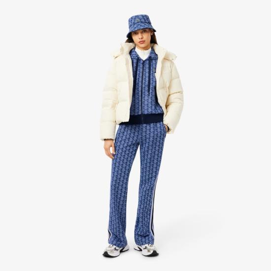25FW 라코스테 후드 티셔츠 SF7606AIT Blue - LACOSTE