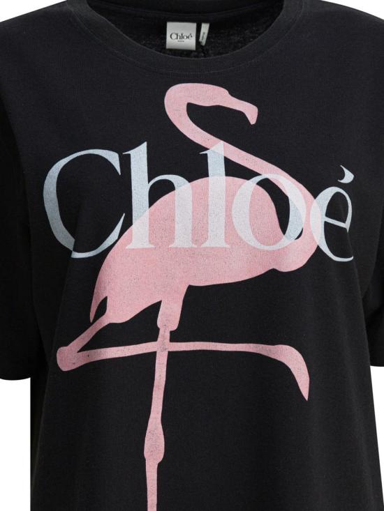26SS 끌로에 반팔 티셔츠 CH26SJH20807070 Black - CHLOE
