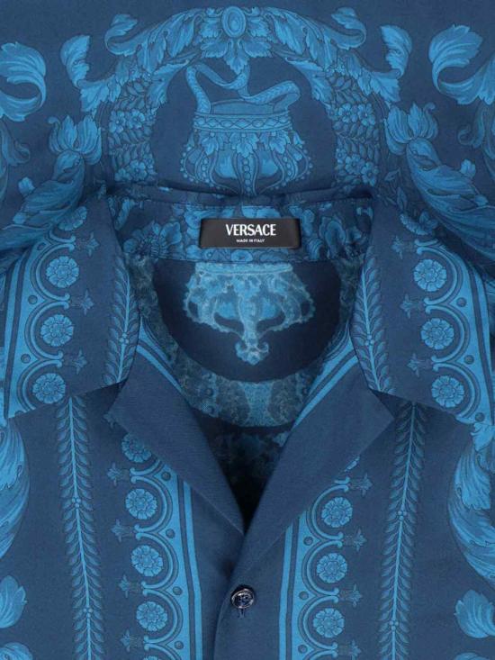 26SS 베르사체 긴팔 셔츠 1003926 1A135575UH90 BLUE - VERSACE