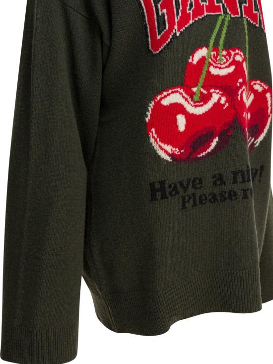 26SS 가니 스웨터 A1070112861 GREEN - GANNI