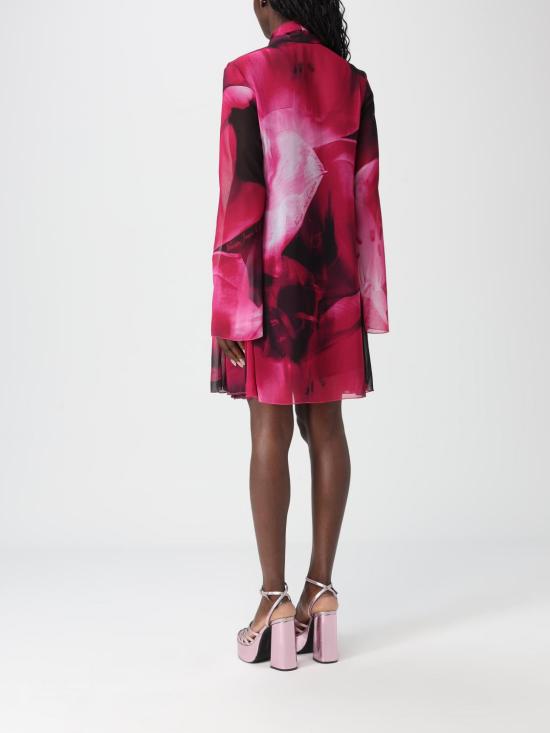 25FW 베르사체 롱 원피스 79HAO901NS668 474 Fuchsia - VERSACE