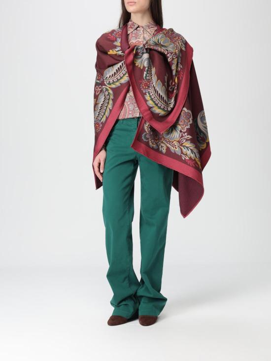 25FW 에트로 머플러/스카프 WRBD0004AV801 X0866 Burgundy - ETRO