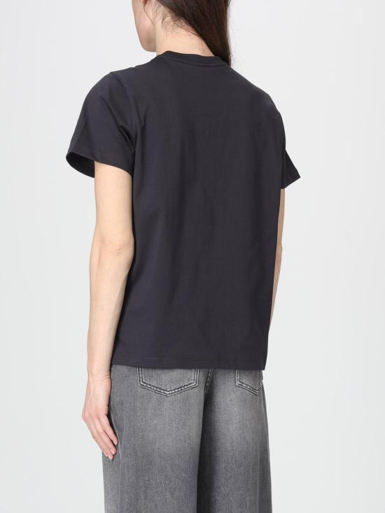 26SS 가니 반팔 티셔츠 A1050061 252 Black - GANNI