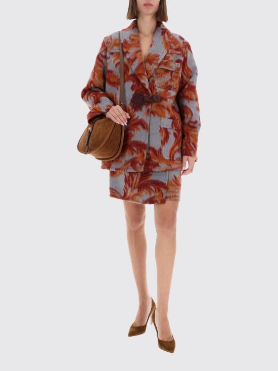 25FW 에트로 숏 스커트 WRFA015699TJB46 S9880 Multicolor - ETRO