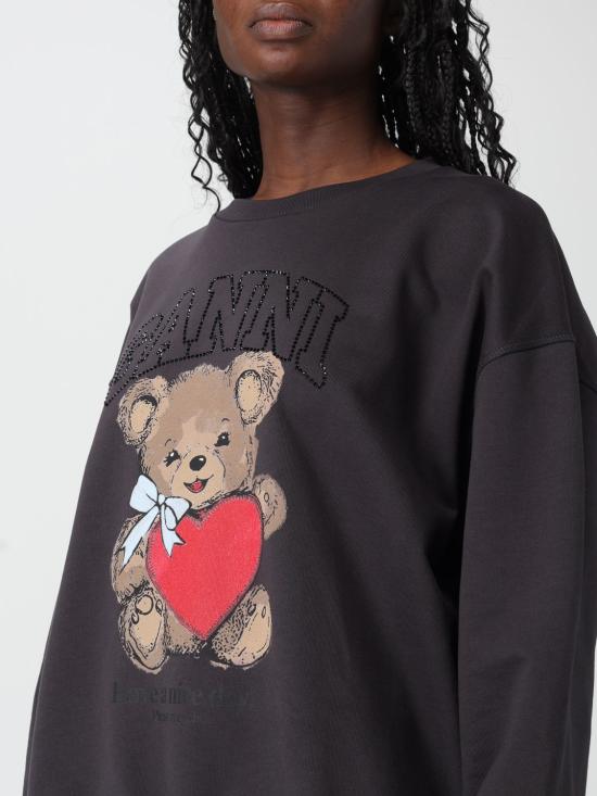 26SS 가니 베어 스웨트셔츠 A1060027 252 Black - GANNI