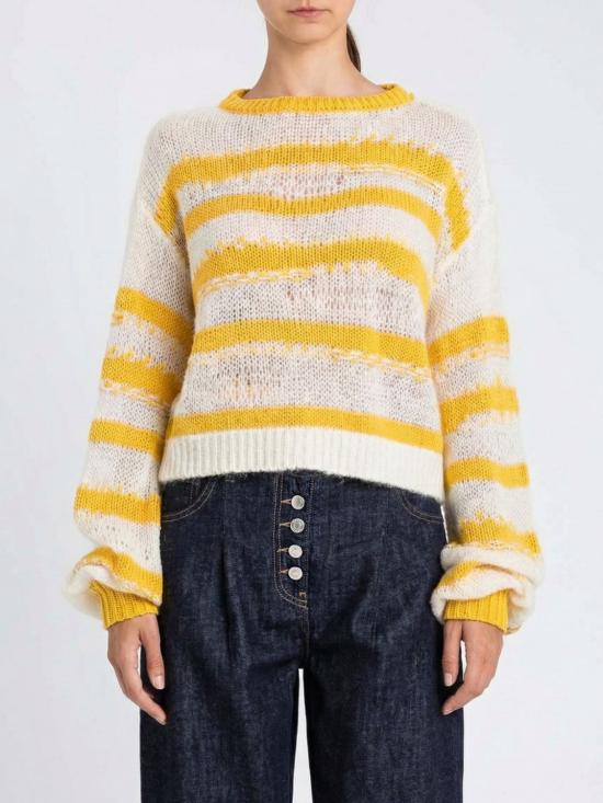 25FW 트윈셋 스웨터 252AP3181 12706 Yellow