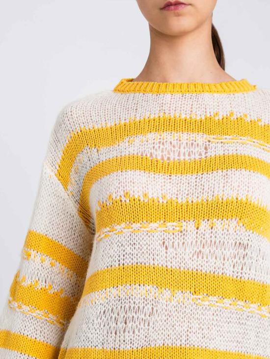 25FW 트윈셋 스웨터 252AP3181 12706 Yellow - TWINSET