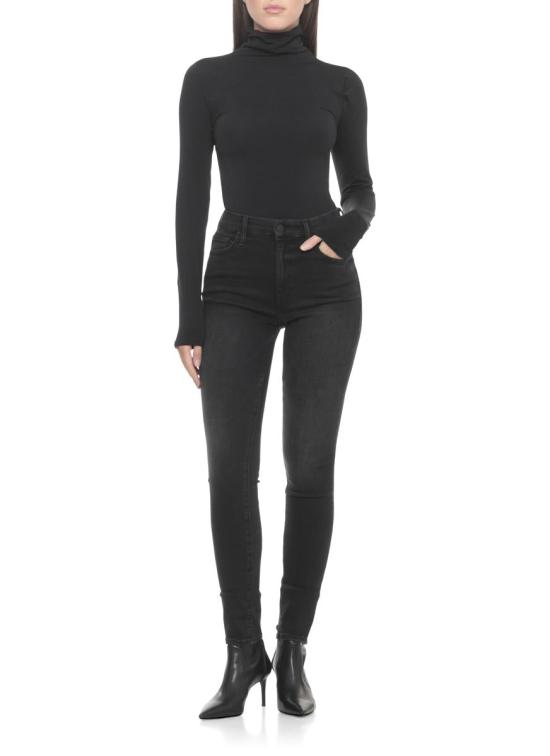 25FW 마더 데님 팬츠 1221 1611HIGH WAISTED LOOKERSPF Black - MOTHER