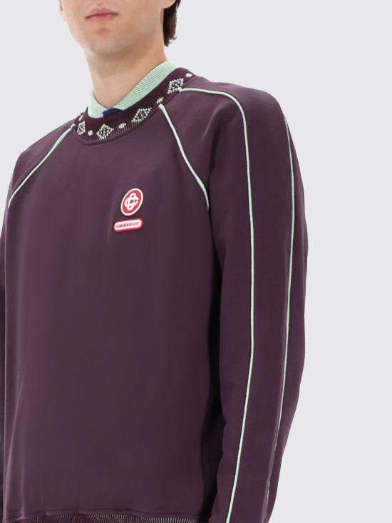 25FW 카사블랑카 긴팔 티셔츠 MAW25JTP436 01 Violet - CASABLANCA