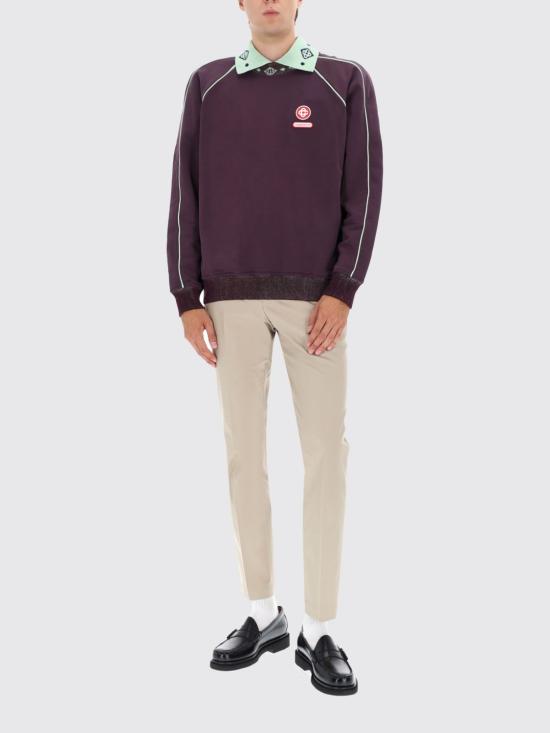 25FW 카사블랑카 긴팔 티셔츠 MAW25JTP436 01 Violet - CASABLANCA