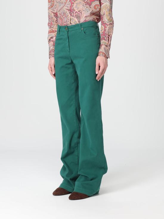 25FW 에트로 스트레이트 팬츠 WRNB0026AV689 V0402 Green - ETRO